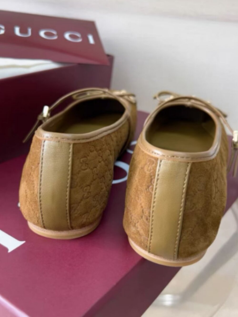 Gucci GG Monogram Mary Janes - Picture 7 of 8